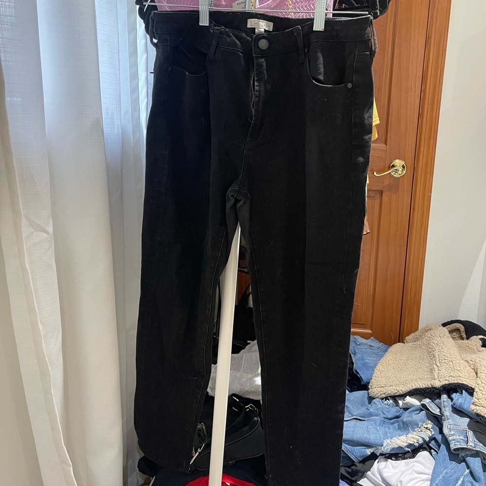 Leith Black denim jeans Sz 31